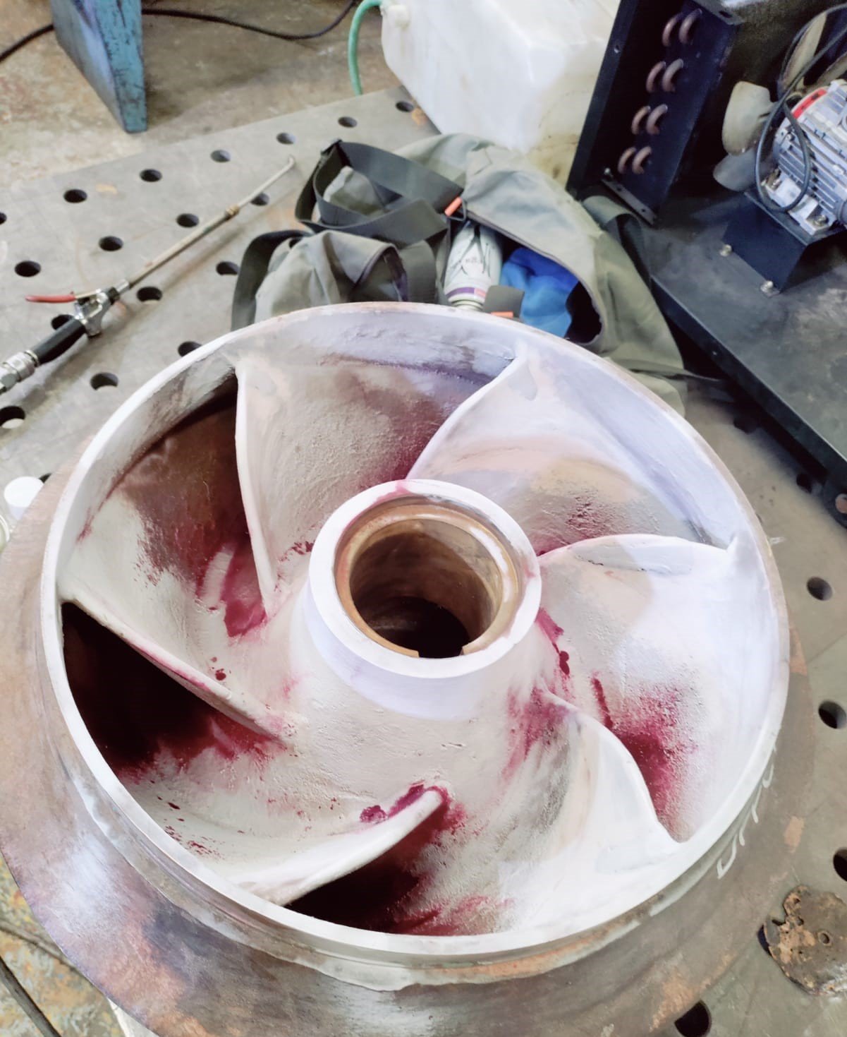 Cargo pump overhauling